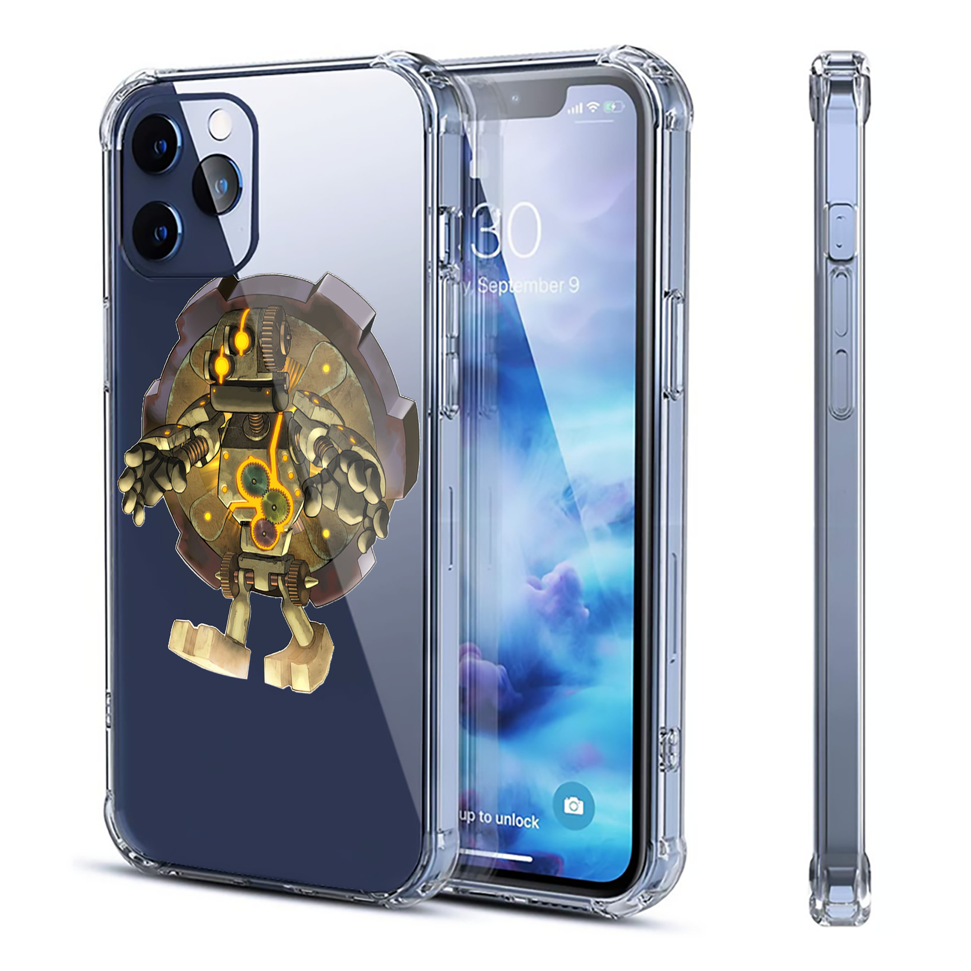 （画像用） 遊☆戯☆王 Yu-Gi-Oh! 【iPhone 12シリーズ対応】透明スマホケース（クリアソフトケース）